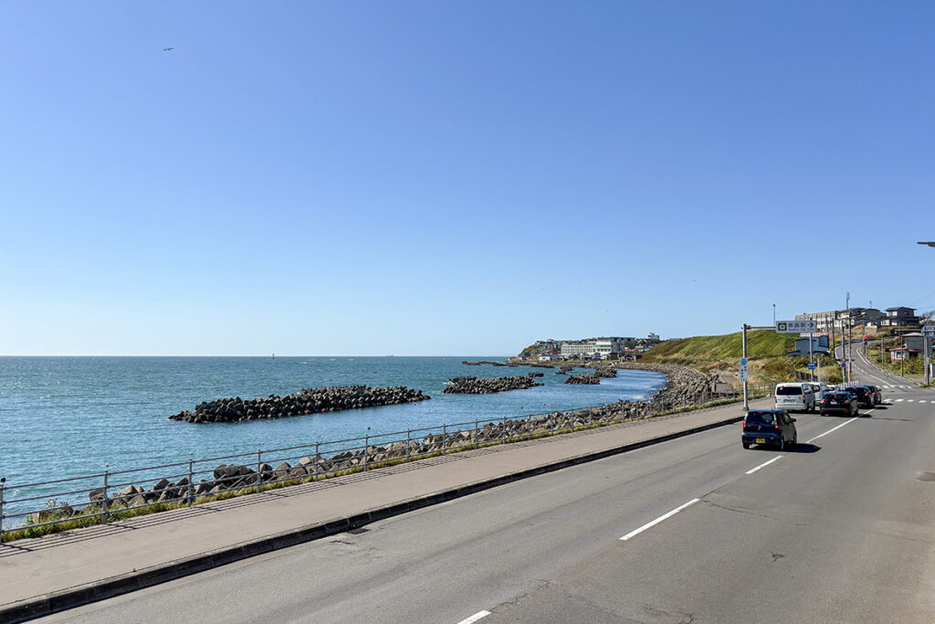 帰りは海沿いコースで戻りましたとさ