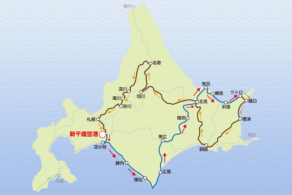 2025年9月時点では、この経路を選ぶと一般道のみを走る路線バスだけで移動できた