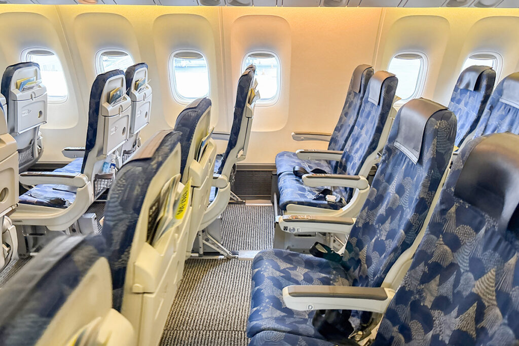 アプローチは羽田発新千歳空港行きで