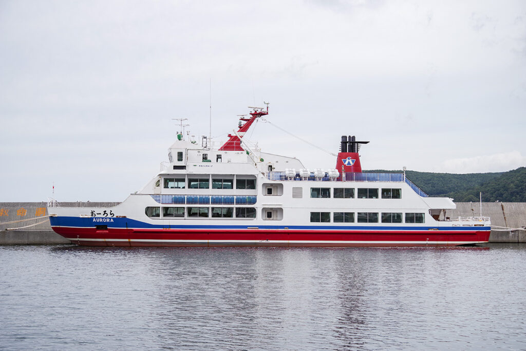 この日の知床観光船は欠航でした