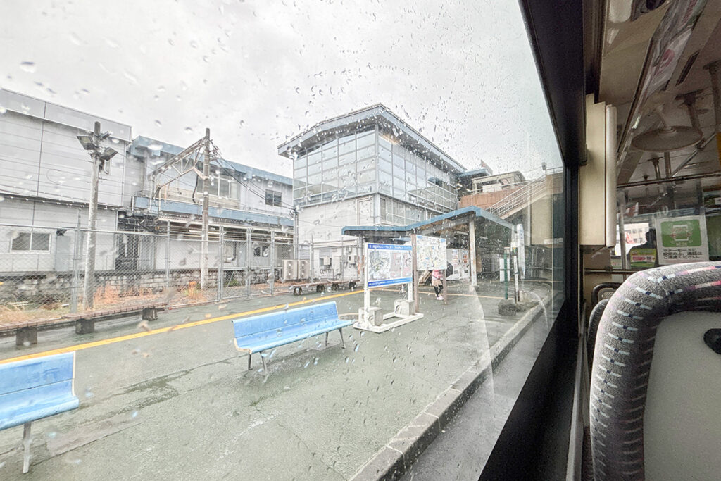 吉原中央駅行き「ぐるっとふじ」右回りを使うと新富士駅を出て10分くらいで富士駅南口に着く