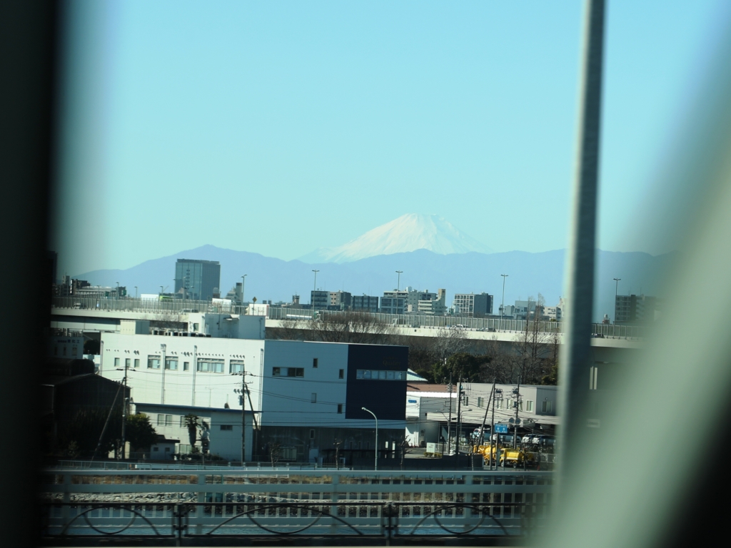 日ごろの行いがいいから富士山が見えた！