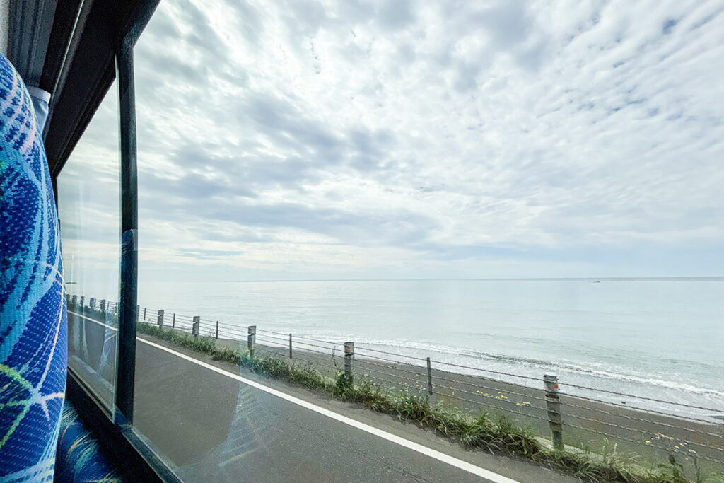 道内屈指のオーシャンビュー路線