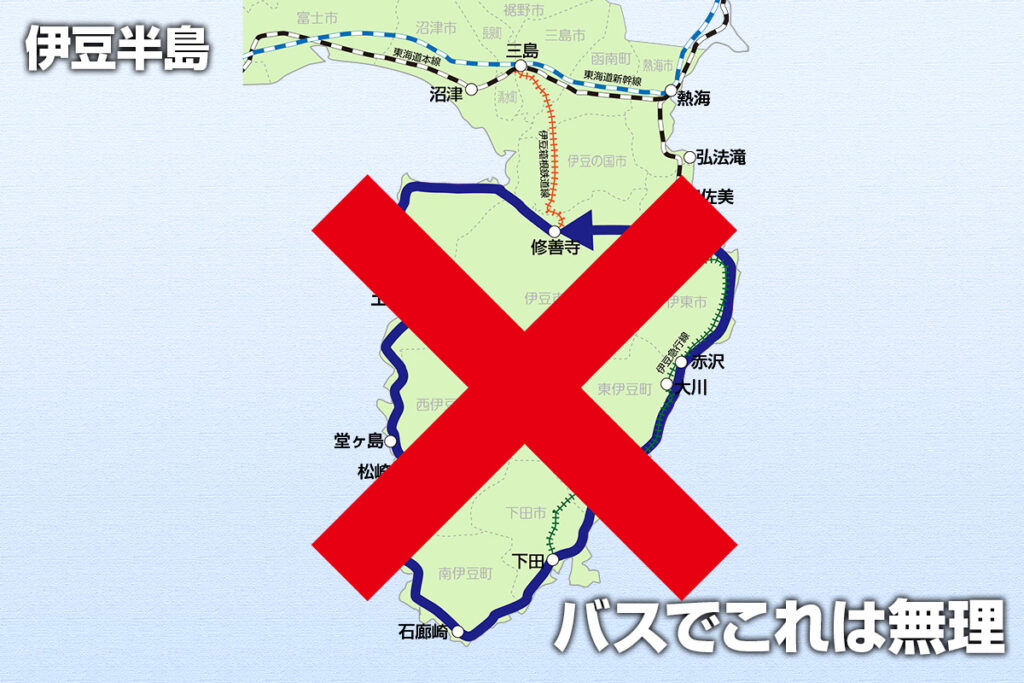 実はだいぶファンタジーなバスで海沿いベッタリ周回