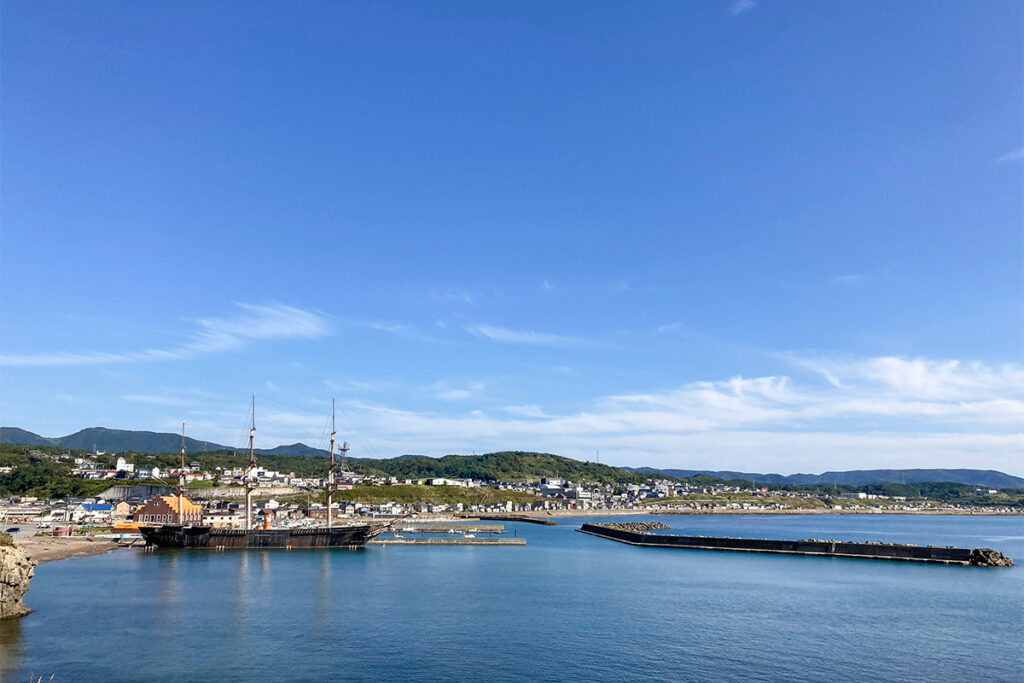 幕末期に登場した軍艦「開陽丸」終焉の地で知られる江差の町