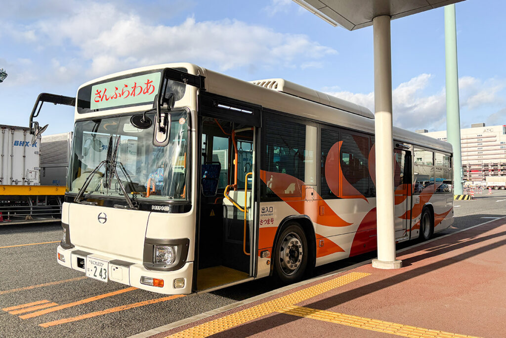 当日は日野ブルーリボンの「さつま号」が担当