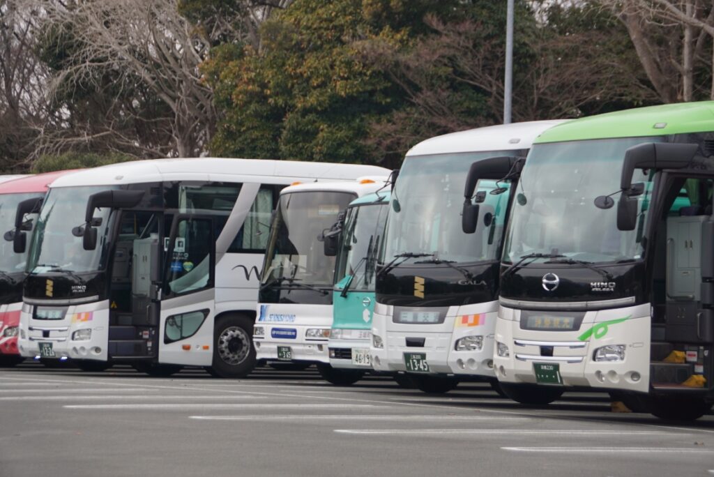 三重県内のバス事業者が続々と集結した？