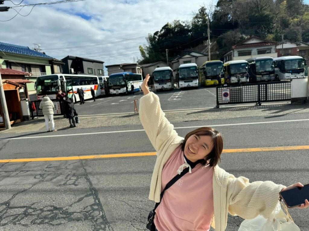 プライベートでもバスがたくさんいるとテンション上がる！