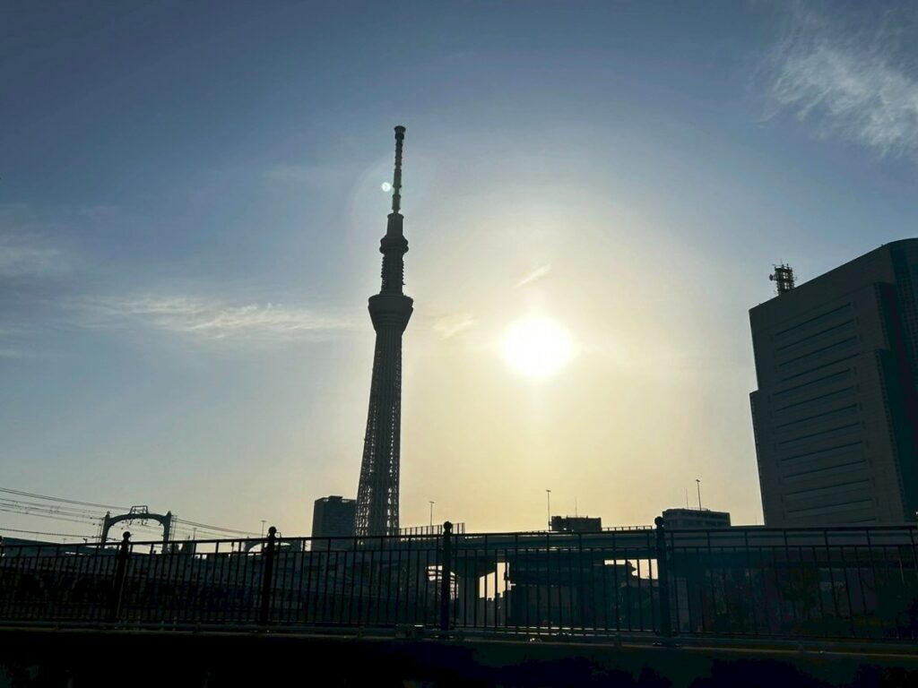 浅草からのスカイツリーが撮影にはちょうど良い？