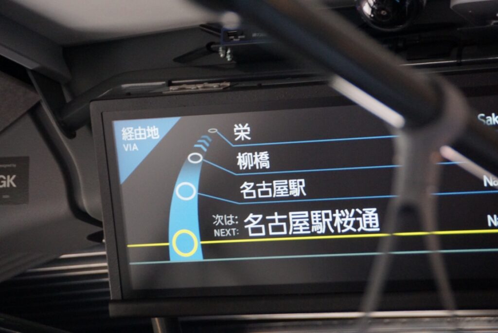 栄が始発であり終点である循環路線