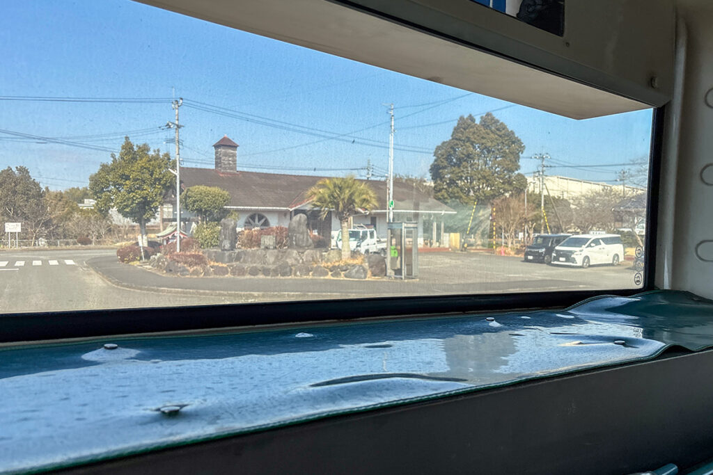 鉄道記念館が建っている末吉駅跡