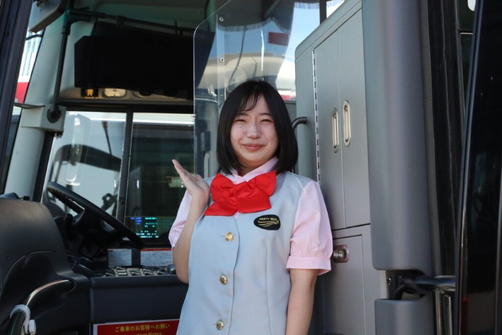 バス運転士の就職イベントだがガイドさんも多くてびっくり！