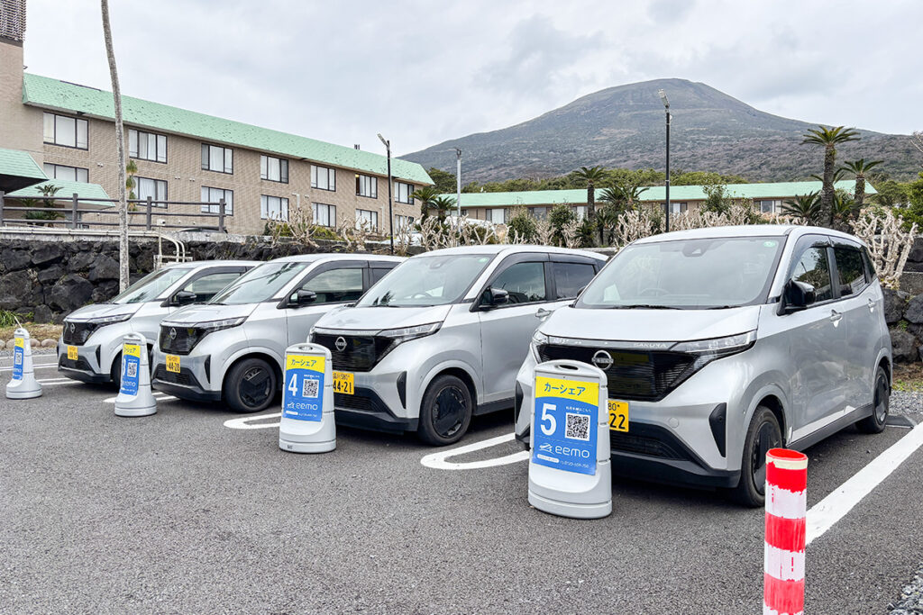 軽EV・日産サクラのカーシェアが島内で営業中