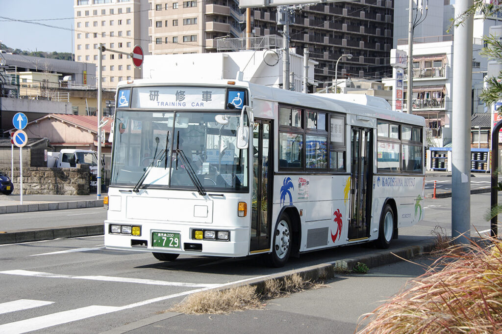 鹿児島交通の中型路線車・1995年式日産デ+富士重工車体