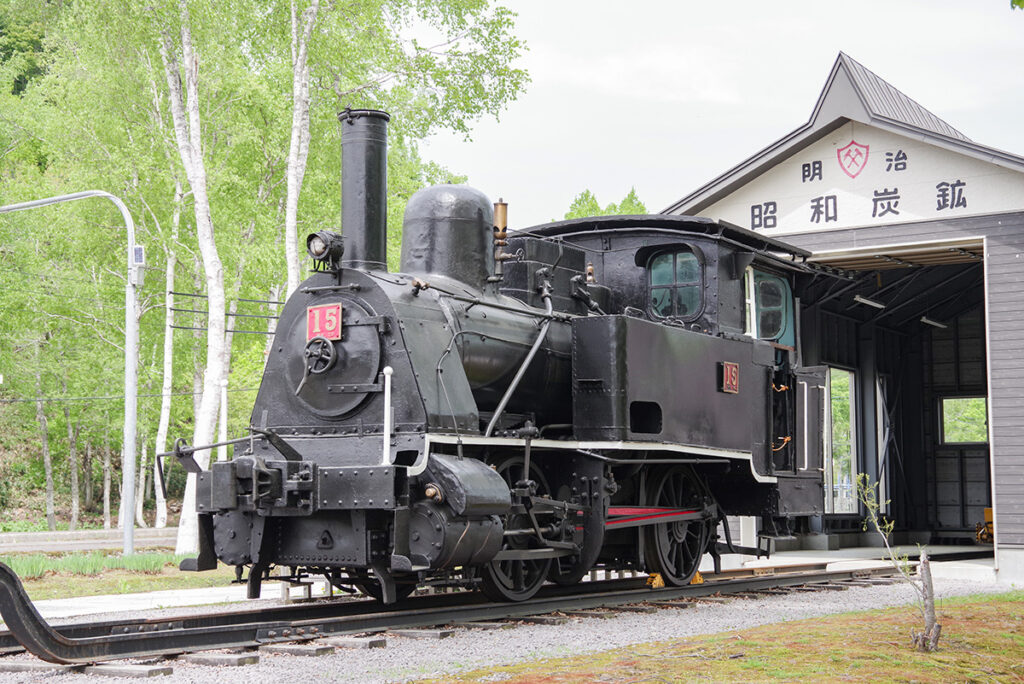 クラウス15号。沼田町のシンボリックな鉄道車両だ