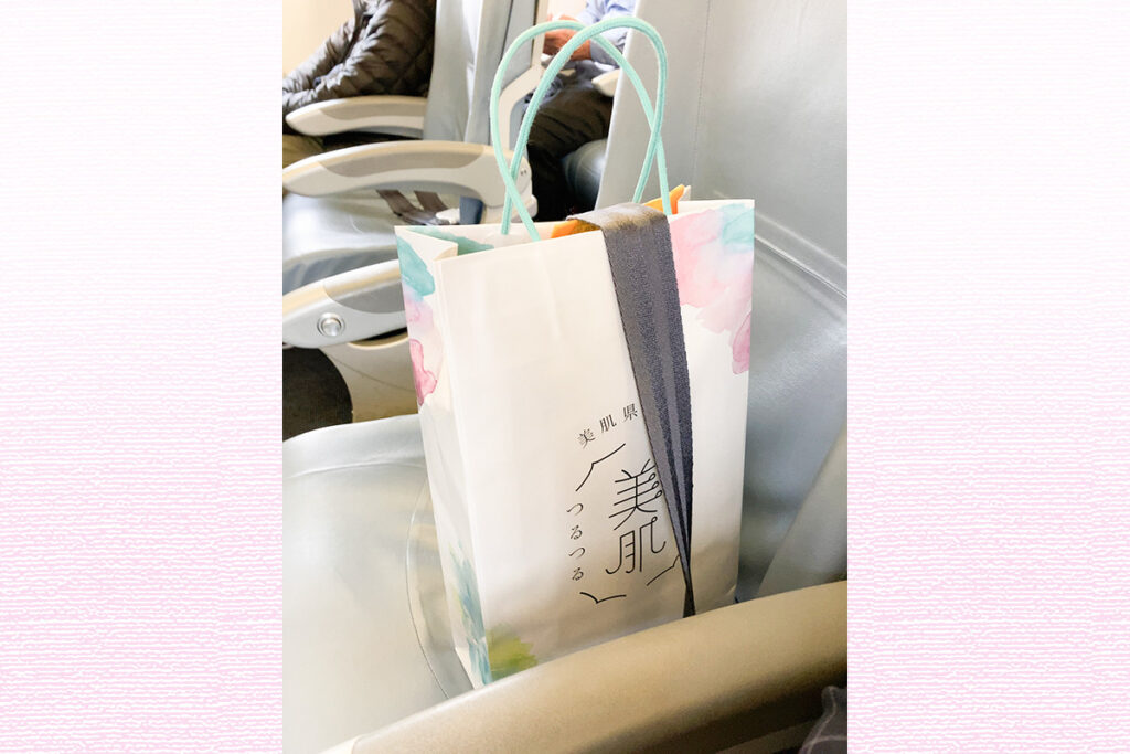 出雲→静岡行きの飛行機に乗ったら「お酒ちゃんここ座らせてね」と乗務員さんがこうしていった