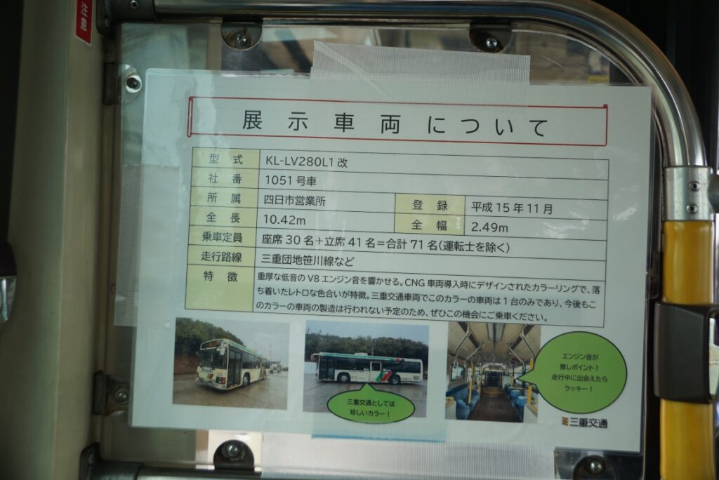 車両諸元の説明