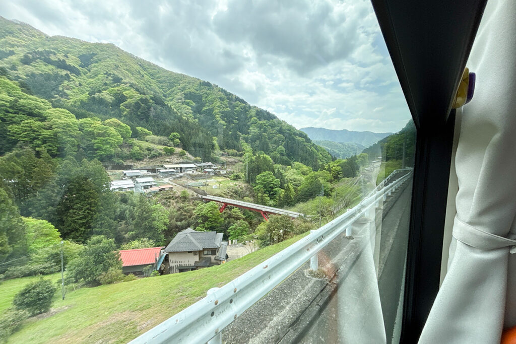 ベーシックなヤマの路線といった景色が続く