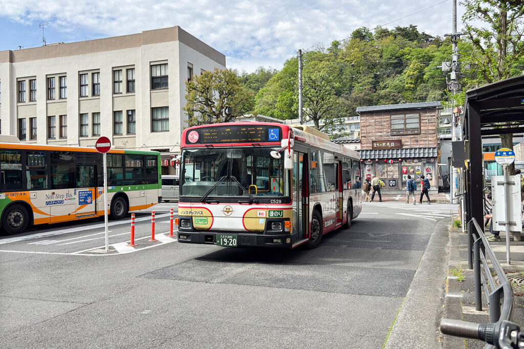 青梅駅で西東京バス/都営バスを乗り継ぐ