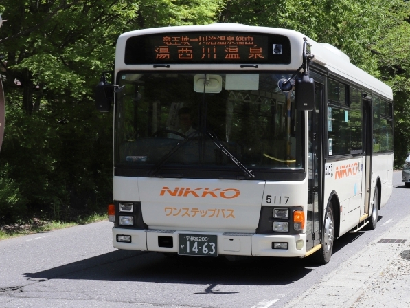 日光交通エルガミオのワンステップ車