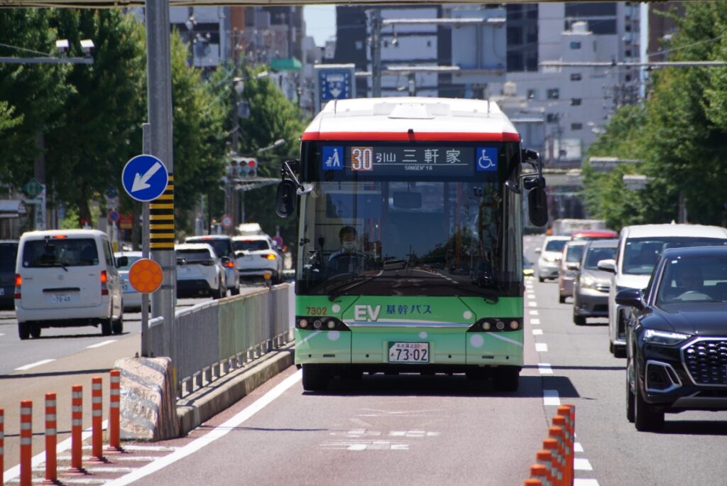 EV車も投入されている