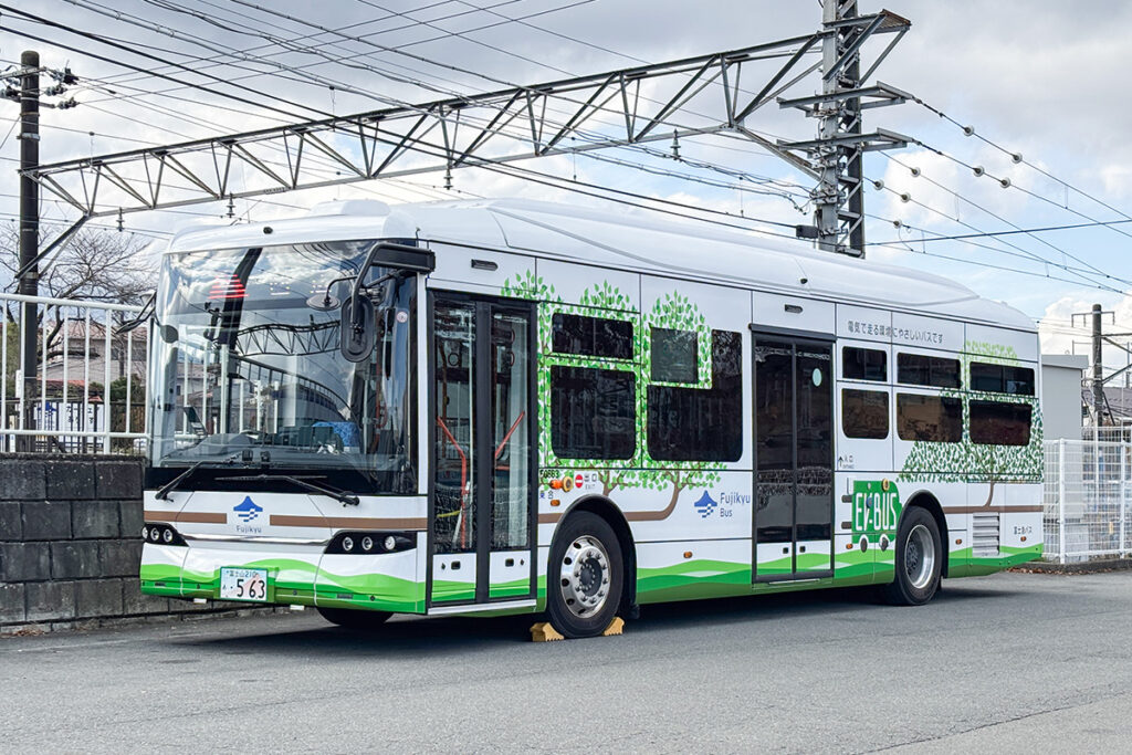 どちらかといえば電気バスはレアキャラ寄り? (富士急バス BYD K8 2.0)