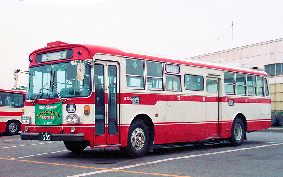 日野 K-RC321　神奈川中央交通から2台転入した長尺の日野製一般路線車で、宇都宮周辺路線で使用された。神奈川中央交通からはほかにHT系も転入した