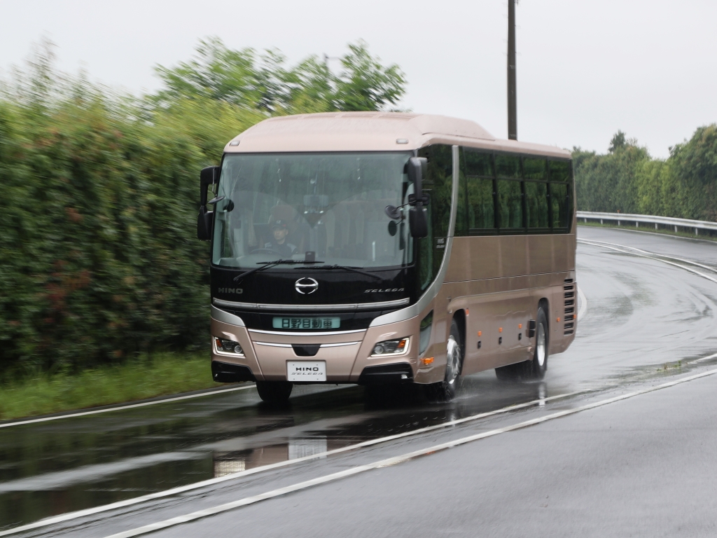 時速40kmでのテストコース走行