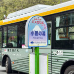 観光地だからこその“おめかし”!?　ご当地シンボルが描かれているバス停標識がなかなか深い!!