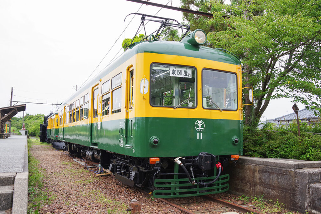 今も保存されているオリジナルのかぼちゃ電車ことモハ10形11号