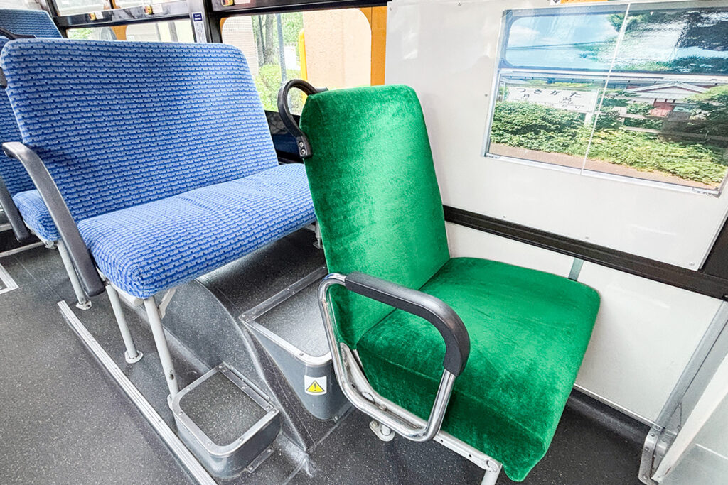 車内に2席だけの、ちょっと特別な座席