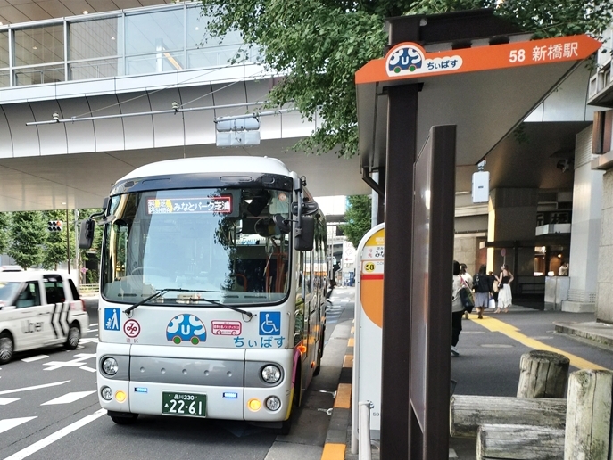 電気バスから車両交換された日野ポンチョ