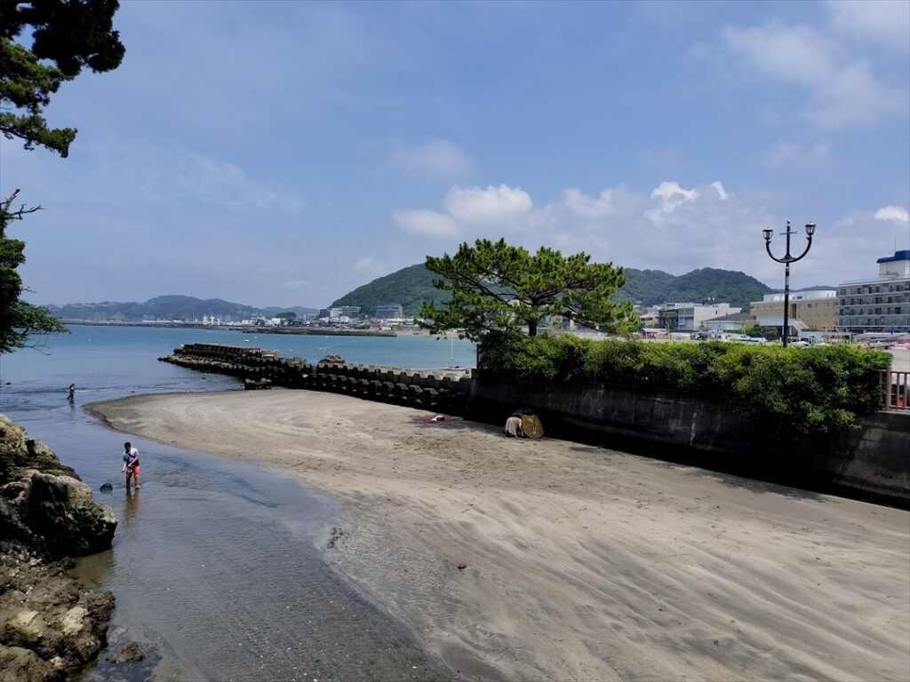 神社脇からこの光景！
