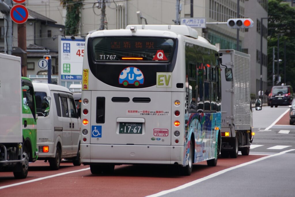 8路線あるので港区のあちこちで見ることができる