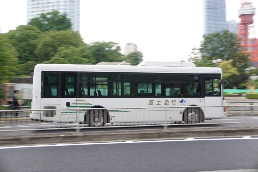 フジエクスプレスの教習車？が来たので流し撮り！