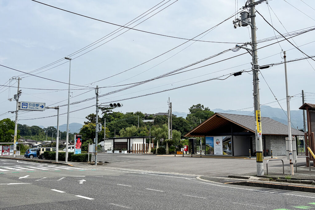2026年7月の引田駅前