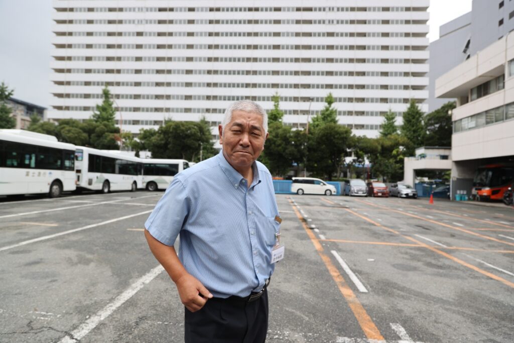 萱沼教官が大型車の担当