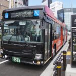 名古屋SRTの新ルートである「名古屋城ルート」はブルーリボンハイブリッド連節バスで走る!!