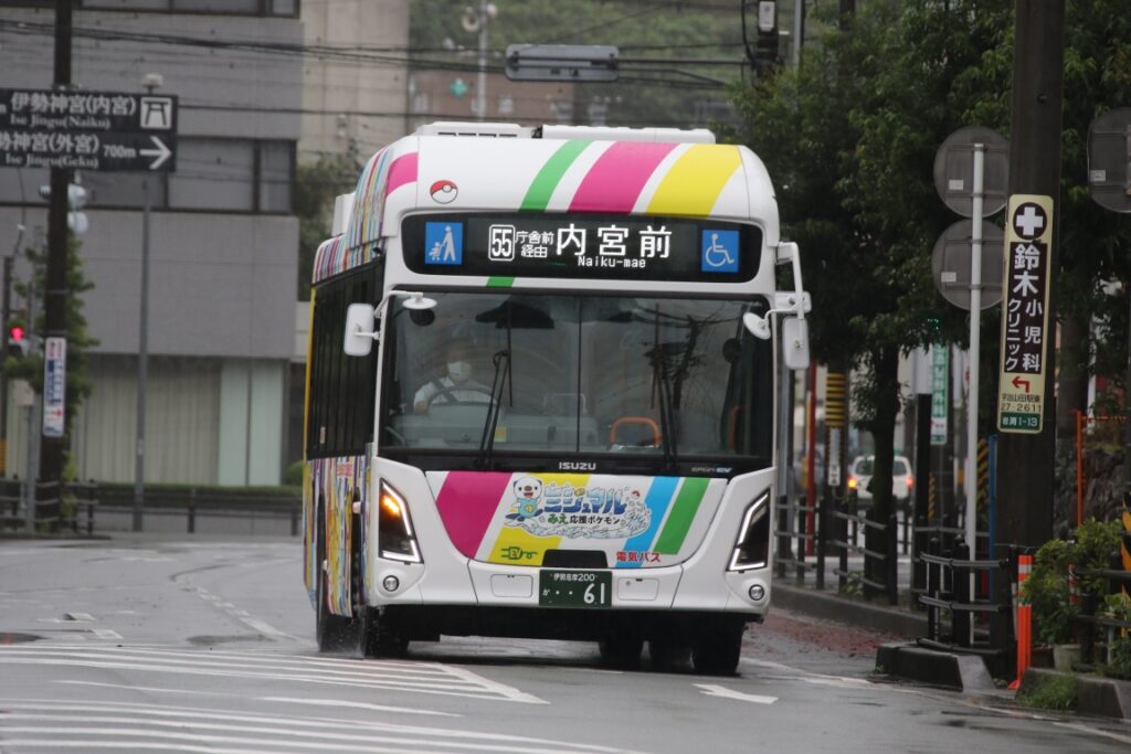 電気バスが大活躍