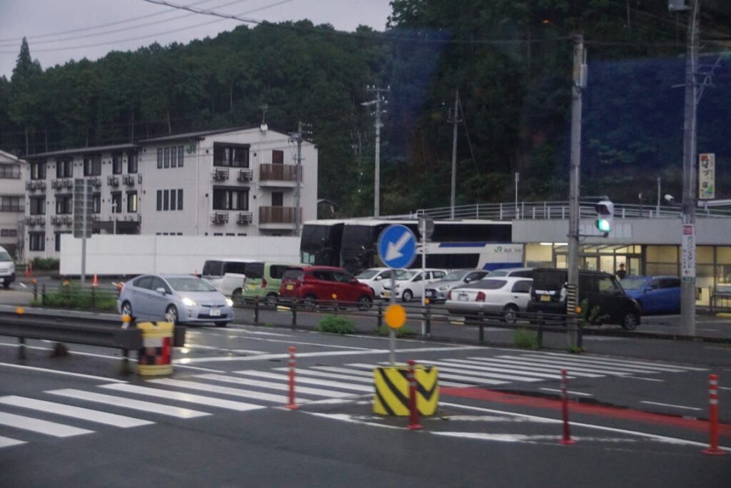 JRバス関東のダブルデッカー車が見えた