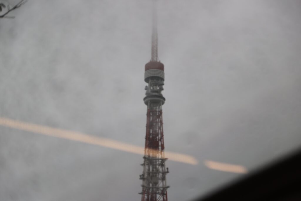 芝公園からの東京タワー