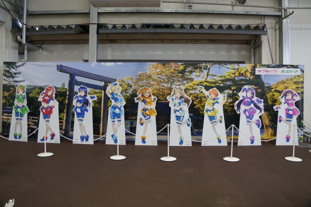 走路の外側は思いっきり撮影スポットに！
