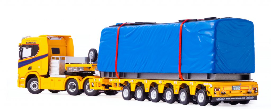 <br>東急デハ5000系を運搬した姿をモデル化。トレーラは荷物を乗せてこそ雰囲気が出る