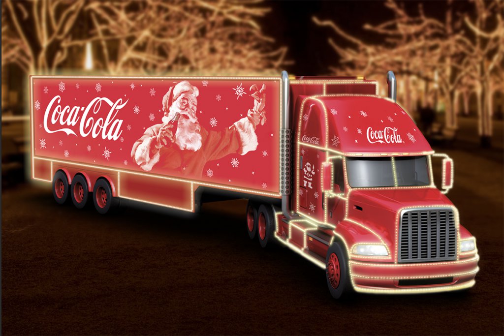 コカ・コーラ・クリスマストラックのイメージ