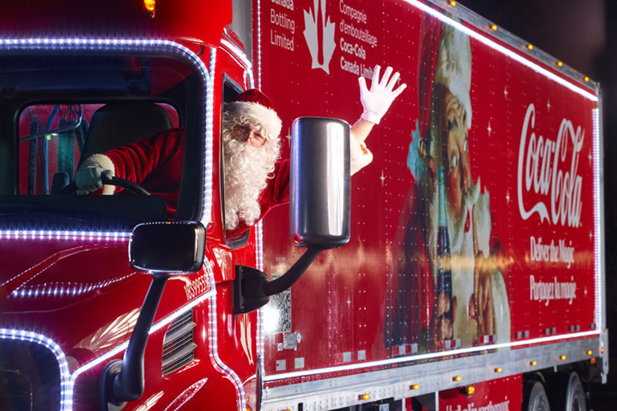 今年もコカ・コーラのクリスマストラックが日本の街にやってくる