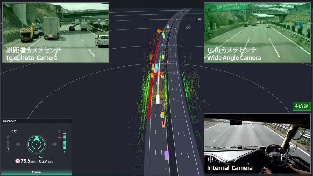 「2024年問題」をテクノロジーで解決！ 米TuSimpleが東名高速での自動運転トラックの実験に成功