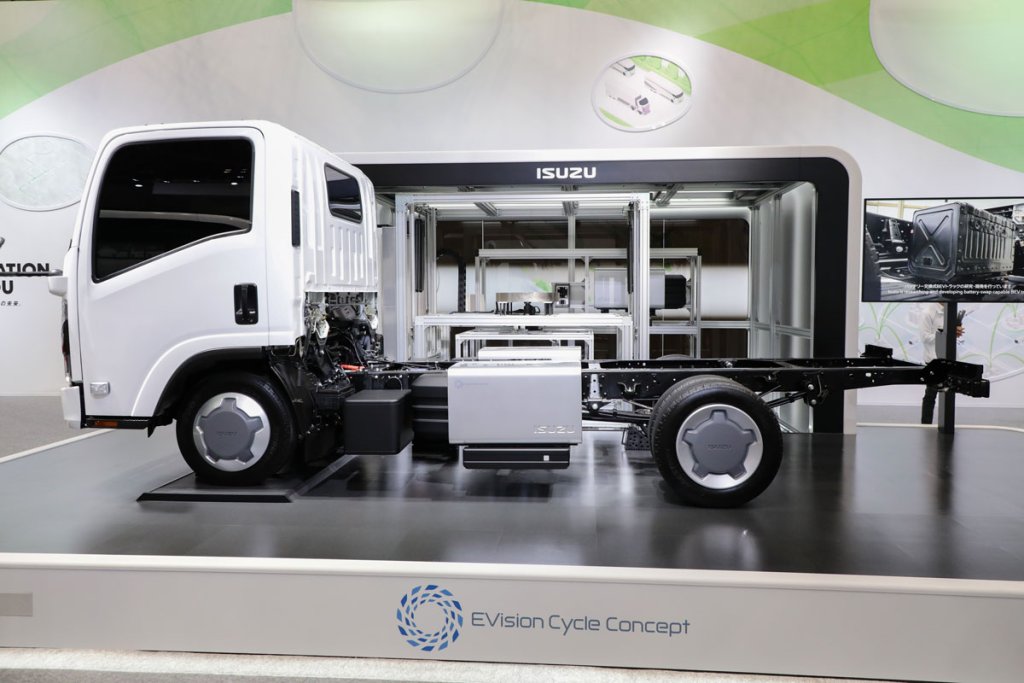 いすゞがTMSで公開した「EVision Cycle Concept」