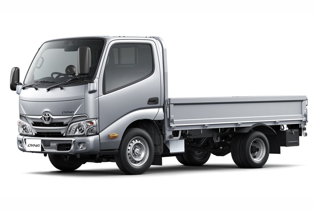 豊田自動織機がトヨタから開発・生産を受託した1GD-FTVエンジンを搭載するトヨタの小型トラック・ダイナ1トン積系ディーゼル車