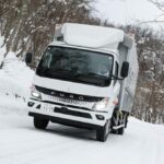 EVトラックは雪道との相性がいい!!　三菱ふそうのeキャンターを厳冬期の北海道で初試乗