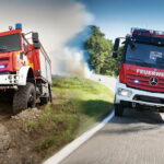 山火事が相次ぐ日本にも導入してほしい？　「ウニモグ」ベースのオフロード消防車などをベンツが公開！